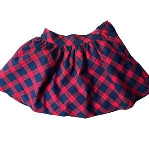 Janie and Jack A-Line Midi Skirt Red Plaid Size 2T